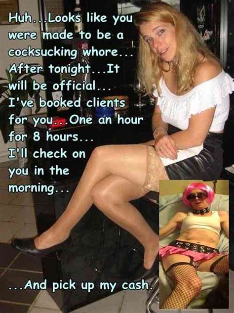 Humiliated Slave Husband Caption BDSM Fetish